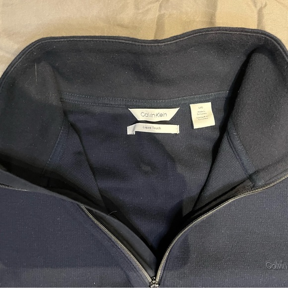 Calvin Klein 1/4 zip sweater - Picture 2 of 2